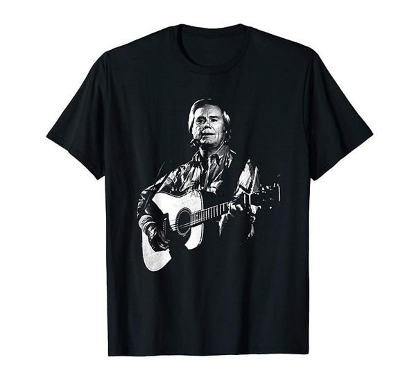 

men's t-shirts vintage george shirt jones country music legends never die t-shirt, White;black