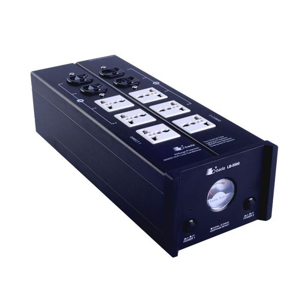 

smart power plugs 3000w high-quality supply filter emi socket protection with voltmeter extension for hifi audio