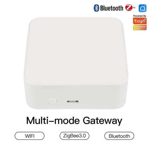 

tuya multi-mode gateway bridge hub app remote control smart linkage wifi+bluetooth+zigbee for alexa google home