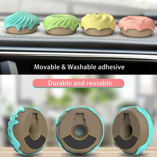 

car air freshener cute doughnut shape decoration outlet perfume vent