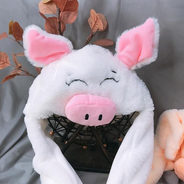 

party masks pig plush hat pinching ear airbag -up cute dance toy hats bmf88