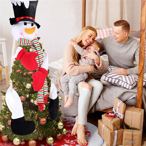 

christmas decorations dolls tree decor year ornament snowman santa claus standing doll decoration merry christma supplies home