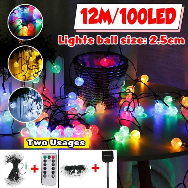 

solar lamps 12m garden light street garland lamp outdoor led bulb string lights for decor vintage outdoors