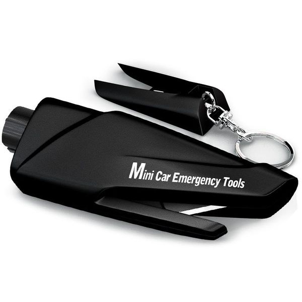 

keychains car multi-function safety hammer portable window breaker escape device break the emergency easy carry, Silver
