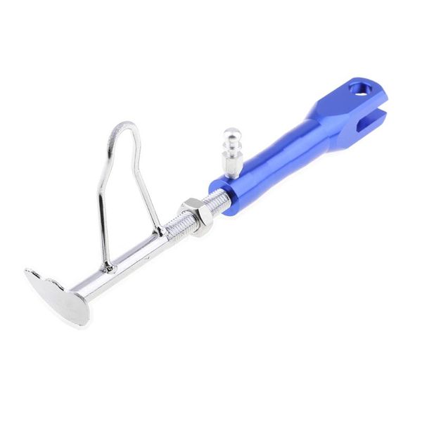 

pedals adjustable motorcycle motorbike foot kickstand side stand supporter (blue)