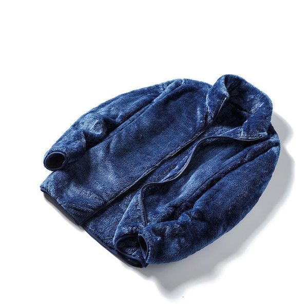 

women's jackets oversize women polar fleece jacket lovers stand collar loose warm outerwear man's autumn winter double-sided velve, Black;brown