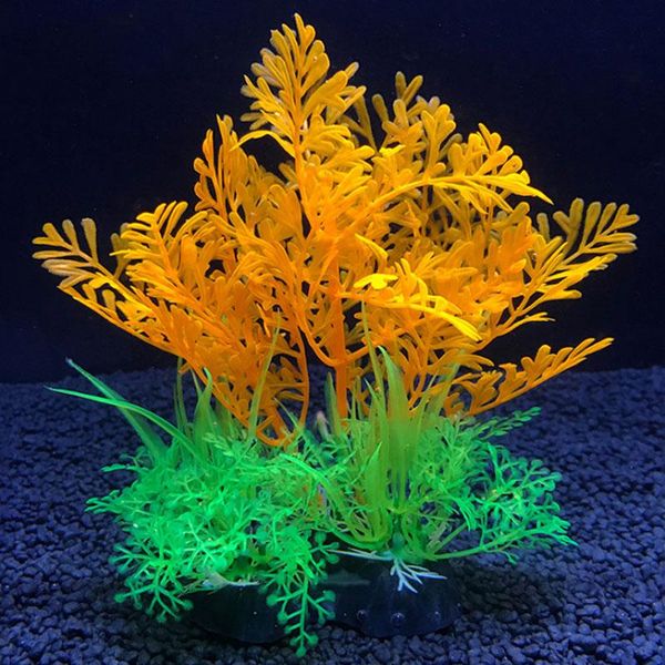 

decorations 14cm aquarium water simulation multi-color plants ornament fish tank grass landscape decoration