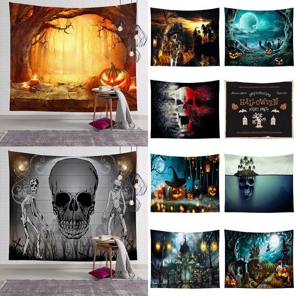 

party decoration 29 styles halloween tapestry for home background cloth prop event supplies