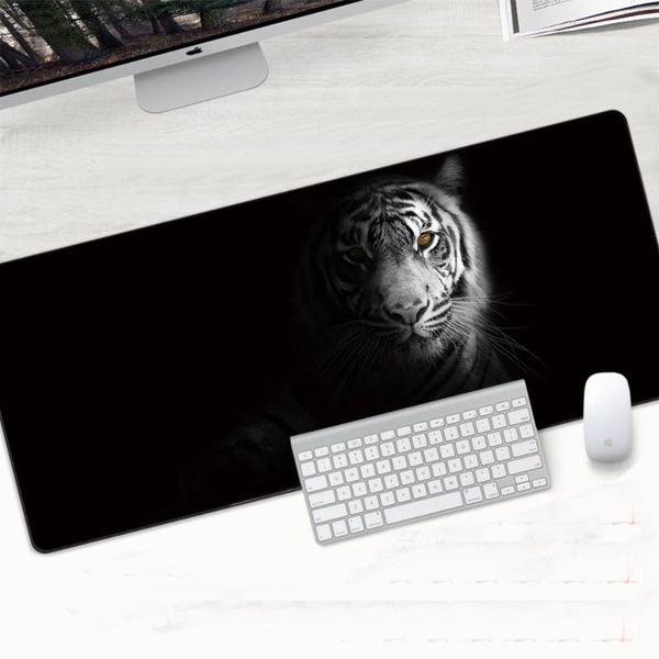 

mouse pads & wrist rests 90x40cm animal big large gaming mousepad xl gamer mat pad anti-slip natural rubber pc computer xxl keyboard desk pl
