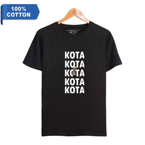 

men's t-shirts rapper kota the friend tshirt o-neck 100% cotton women harajuku streetwear 2021 hip hop custom made, White;black