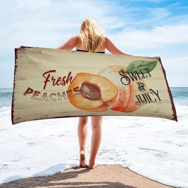 

towel fresh peaches vintage wood grain bath microfiber beach bathroom supplies towels for adults