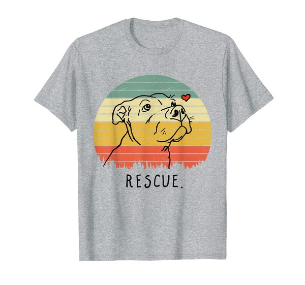 

Rescue Dog Pitbull Drawing Rescue Mom Adopt Don't Shop T-Shirt, Mainly pictures