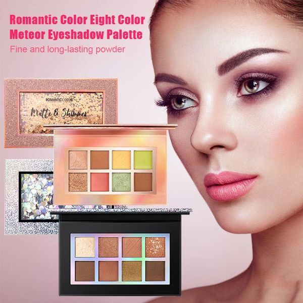 

8-color eyeshadow palette matte pearly lustre long lasting delicate texture eye shadow hh881