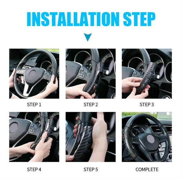 

steering wheel covers 2pcs cover car accessories easy to install practical use