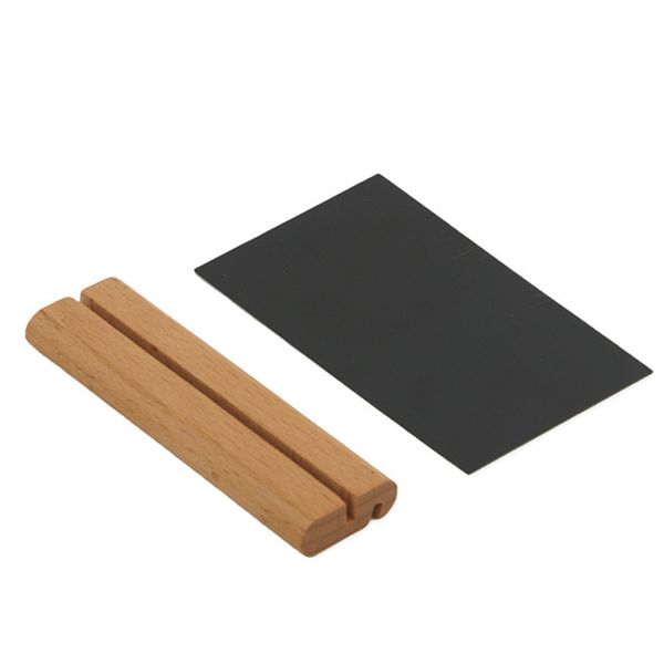 

wood memo 120x80mm clips p holder clamps stand card deskmessage crafts chalkboard