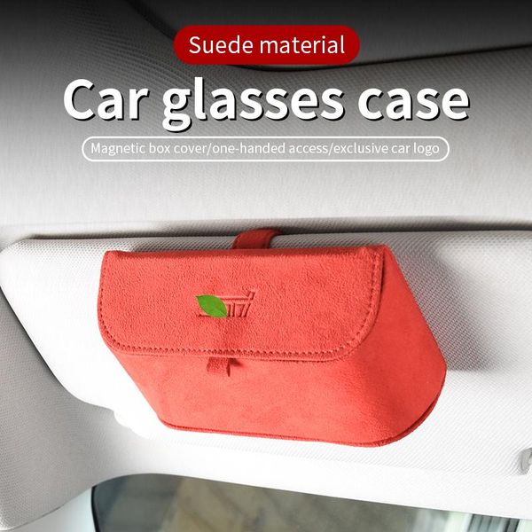 

other interior accessories suede glasses case sti logo storage clip for legacy outback xv foreste impreza trezia brz wrx levorg liber