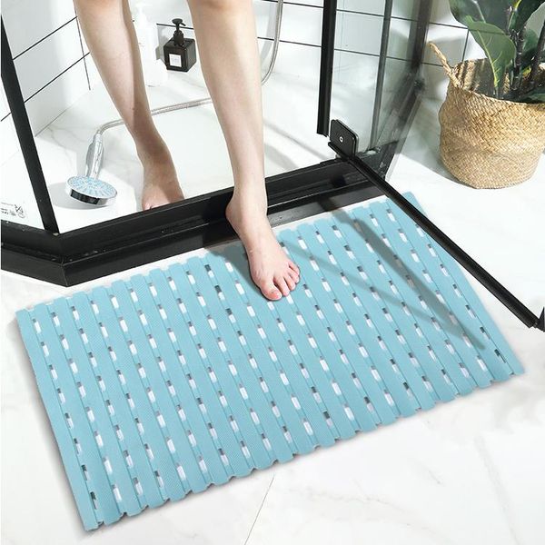 

bath tub shower mat 78x35 cm non-slip, bathtub with suction cups, machine washable bathroom mats drain holes