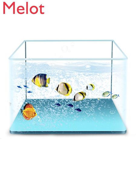 

aquariums fish tank glass mini small change-aquarium living room deskornamental landscape creative ecology globe