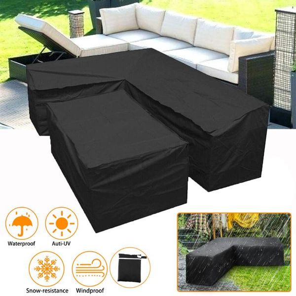 

shape waterproof cover oxford cloth furniture dustproof for rattan table cube sofa rain garden patio uv protective shade