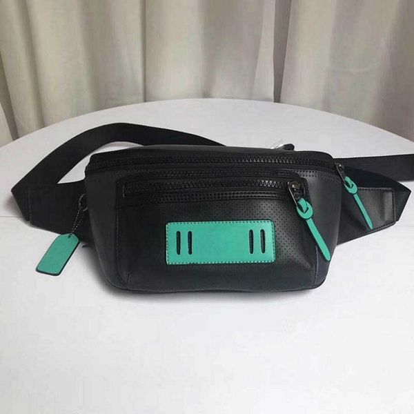 

2021 new belt ladies waist bag pac-man print badge little monster graffiti waist bag one-shoulder sidearm fashion bags for men and women