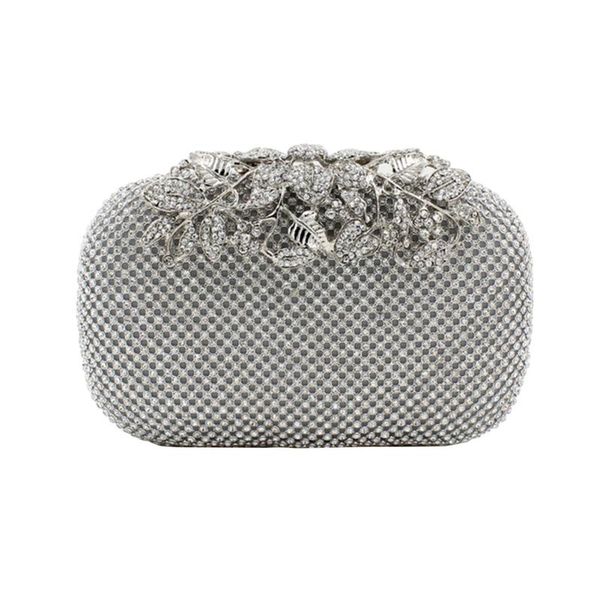 

luxury rhinestone clutches female hard-surface shoulder bags elegant women wedding clutch fashion banquet pouch evening