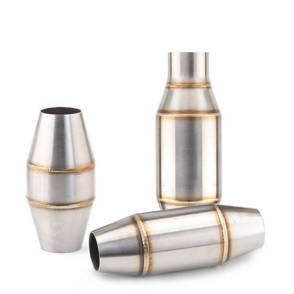 

motorcycle exhaust pipe 51mm muffler expansion chamber refit back pressure core silent catalyst db killer