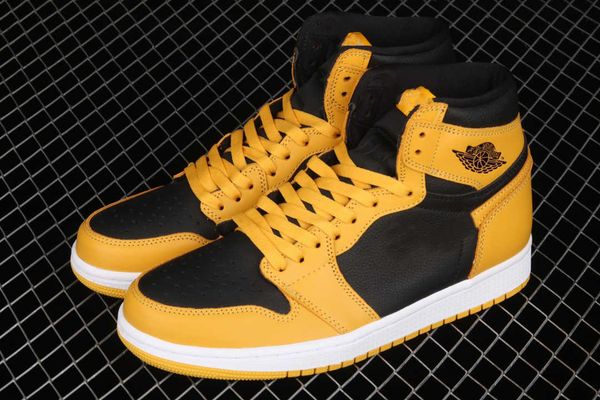 

2021high men's basketball shoes pollen black and yellow classic new color design women's sports shoes 36-45