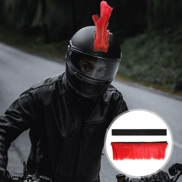 

car organizer motorcycle helmet mohawk decor motorbike decal riding decoration