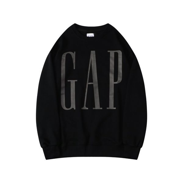 

luxury factory outlet brand hoodie gap men's women's letter printed terry thin sportswear 2021 autumn winter new couple fashion, Black