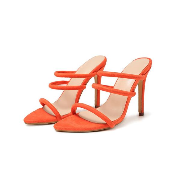 

dress shoes 2021 candy color women sandals fashion brand thin high heel gladiator sandal narrow band party pump, Black