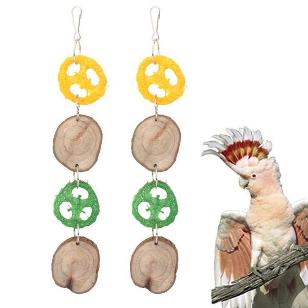 

other bird supplies toys for african grey parrots loofah accessories cockatiel perch budgie parakeet cage decoration vogelspeelgoed