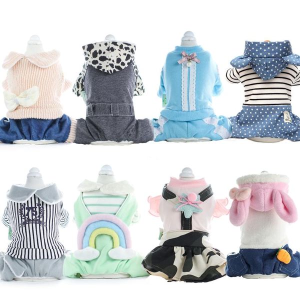 

dog apparel multi--pet clothes autumn & winter warm thick small and medium-sized clothing