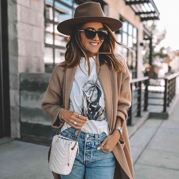 

t shirts casual women's t-shirt white fashion girl print tee cotton o neck short sleeve y2k summer shirts woman tshirts qnln