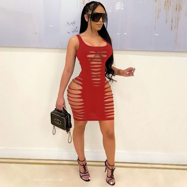 

women's swimwear dress plus size sleeveless hole women clothing summer birthday party club outfits goth streetwear y2k wholesale items, White;black