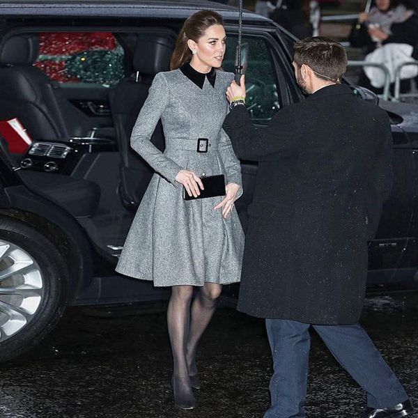

casual dresses kate middleton autumn winter women's black lapel stitching elegant belt slim party fashion dress, Black;gray