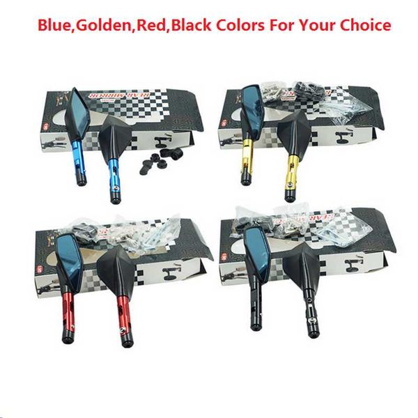 

2pcs/set motorcycle rearview mirror alloy for electric atv quad scooter mirrors motor accessories