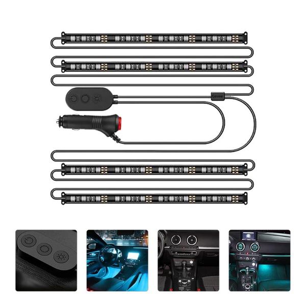 

interior&external lights 1 set led app controller multi-color strip light atmosphere