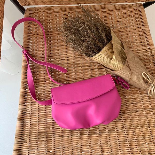 

evening bags soft pu 2021 single shoulder messenger small bag chest women