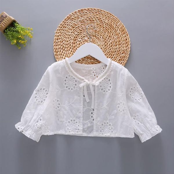 

children girls jackets spring summer sunscreen thin half sleeve kids girl cape coat princess outerwear baby clothes, Blue;gray
