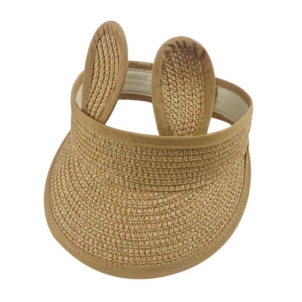 

caps & hats telotuny summer baby boy girl hat kids folding straw visor cap adjustable sun pography props, Yellow