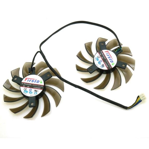 

0.35a 4pin 75mm vga fan graphics card cooling fans & coolings