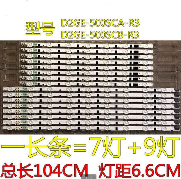 

effects led backlight lamp strip 9leds+ 7led for samsung 50inch tv ua50f5080 bn41-02028a hf500bga-b1 2013svs50f d2ge-500sca-r3