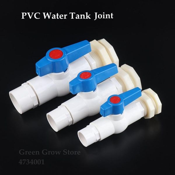 

32 40mm 1 / 2 "~ 1.2" pvc water tank joint aquarium fish connectors diy combination suit abs inlet/outlet watering equipments