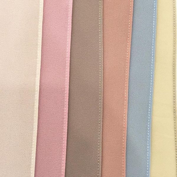 

scarves head scarf monochrome pearl chiffon long windproof sand face shawl women, Blue;gray