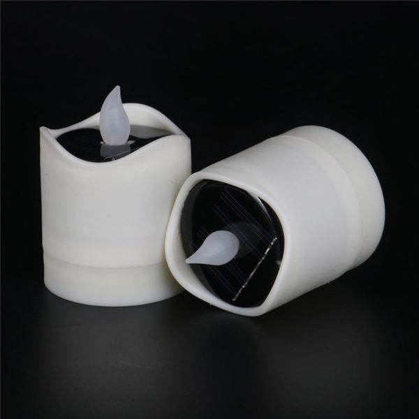 

candles waterproof electric candle simulation flameless solar powered led light l9