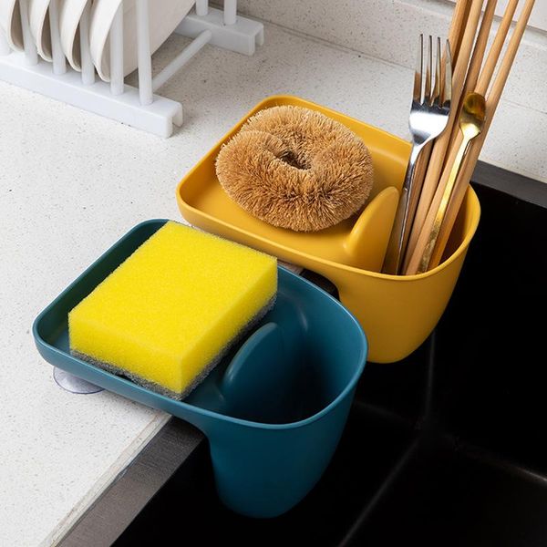 

storage bottles & jars 2021 kitchen accessories sink drain basket suction cup shelf supplies dishwashing rag chopsticks sundry