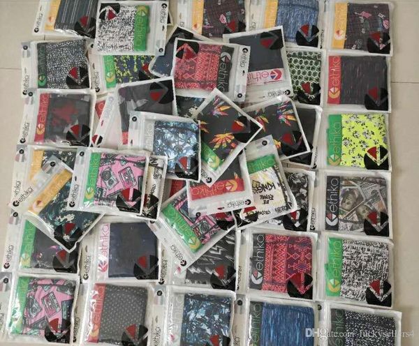 

ethika's new children: men's ethika underwear shorts elastic sports boxer's underwear random mix exclusive packaging4634, White;black