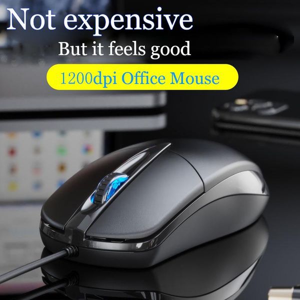 

wired computer mouse 1200dpi optical professional gamer office lapaccessories mice for pc notebook