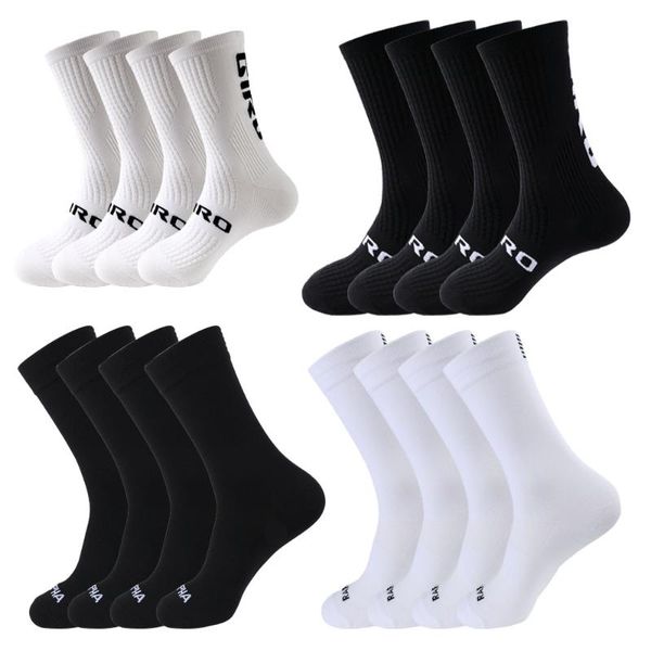 

sports socks basketball running cycling men women soccer mens woman, Black