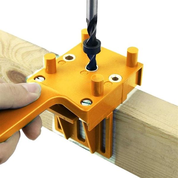 

professional hand tool sets wood doweling jig punch locator drill guide handheld woodworking pocket hole kit puncher for dowel joints